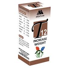 T 12 increase weight drop