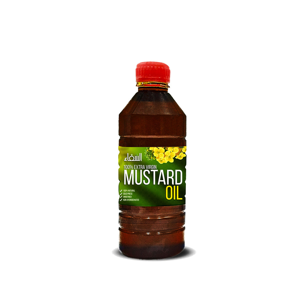 Alshifa Mustard Pure Black Oil Extra Virgin Cold Pressed | Alshifa.com.pk